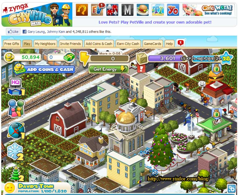 World Online: Zynga imita Simcity e CityVille já é o jogo mais jogado do  Facebook