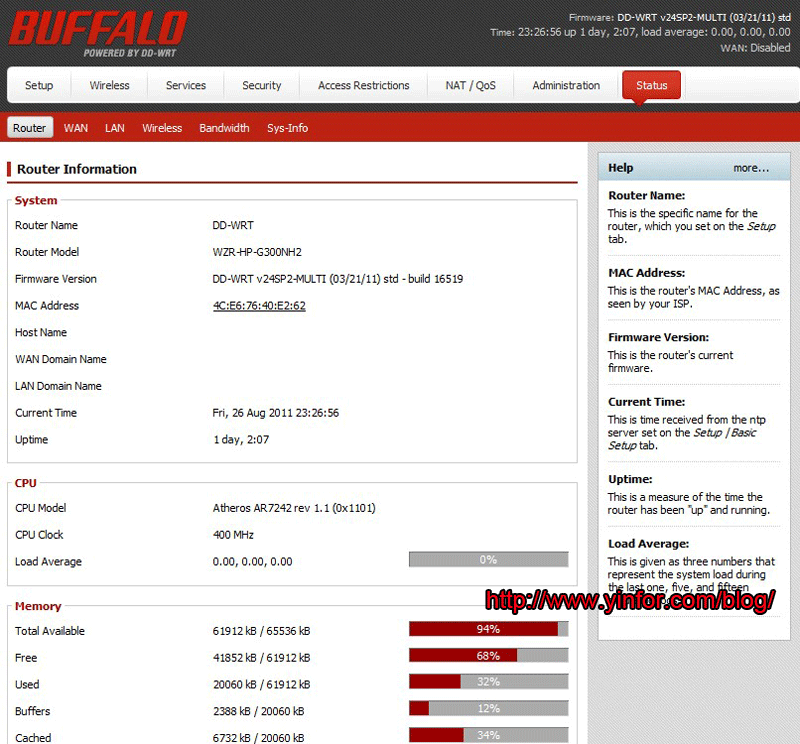 Buffalo Nfiniti Wireless N Wzr Hp G300nh2 David Yin S Blog