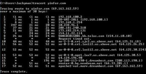 tracert-good-result