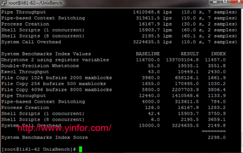 unixbench513onlinode