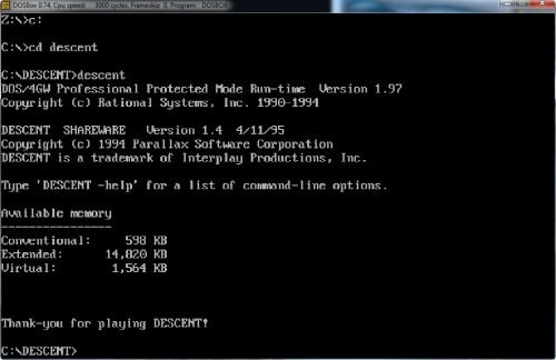 dosbox-descent3