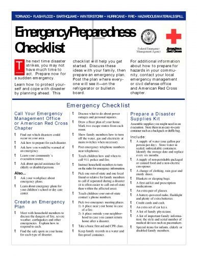 Emergency-Preparedness-Checklist