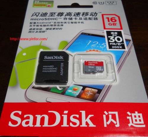 SanDisk microSDHC 16GB