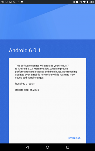 Android 6.0.1 update