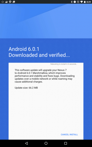 Android 6.0.1 update