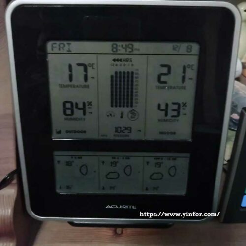 Acurite Digital Weather Station with Indoor & Outdoor Temperature & Humidity
