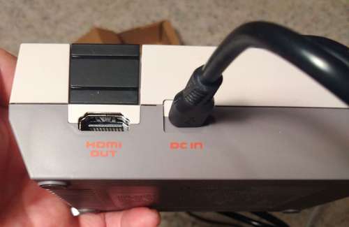 HDMI port and Power
