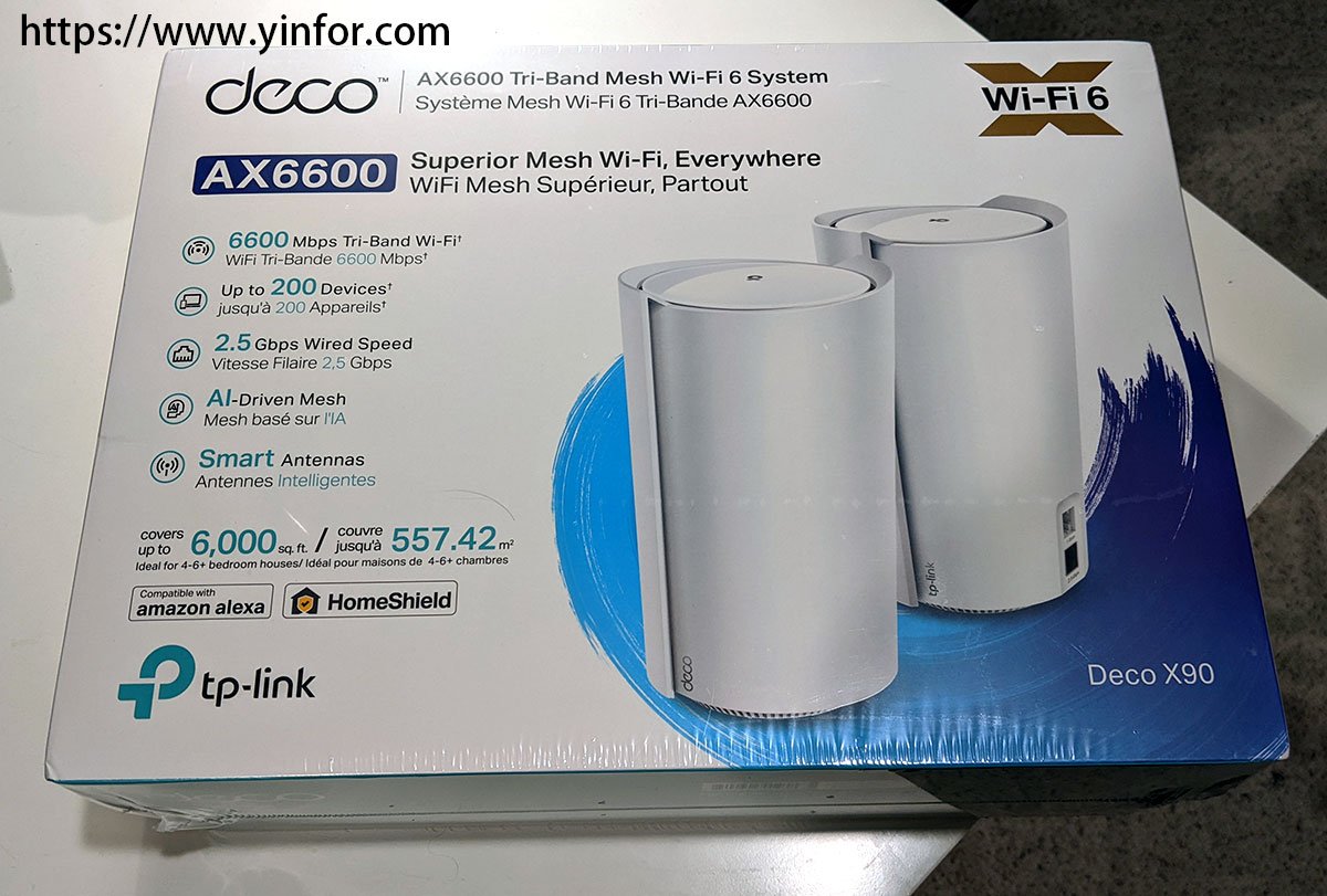 新品通販 TPLINK Wi-Fiルーター Deco X90（1パック）AX6600 ［Wi-Fi 6