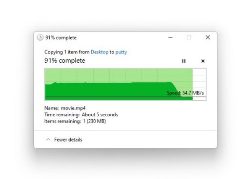 PC to SSD direct connect to MB