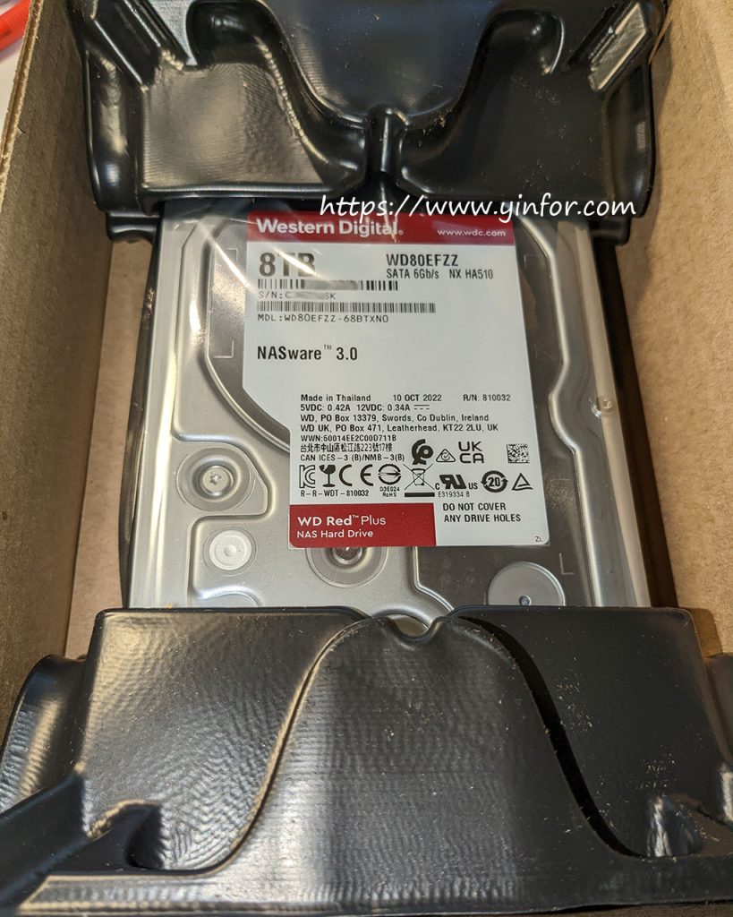 WD Red Plus 8TB for my NAS - David Yin's Blog