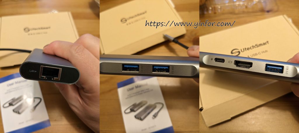 6 ports of USB C Hub