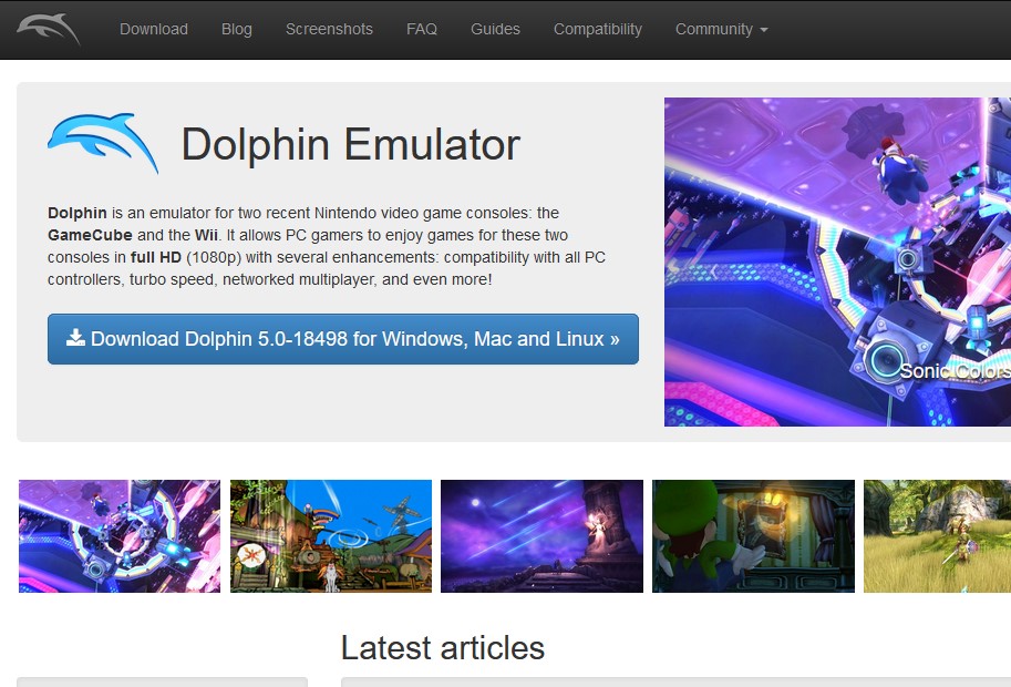 Dolphin Emulator, Sonic Colors (wii /+config)