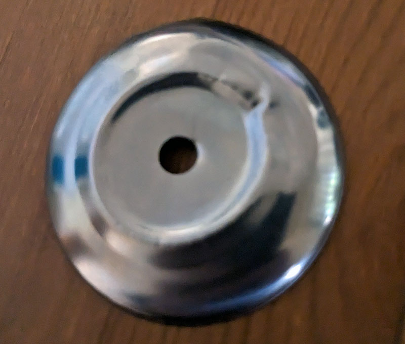 Pot Lid Metal part is crushed