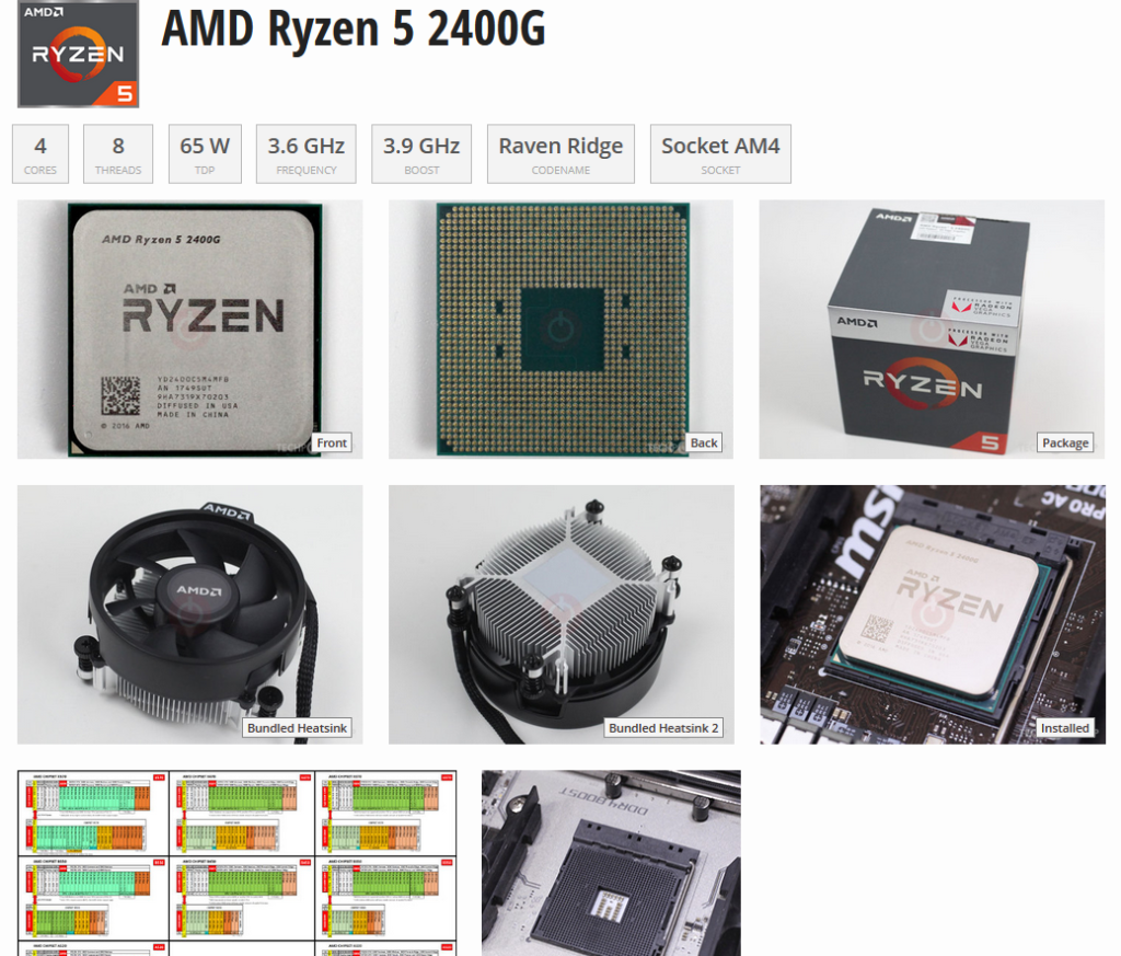 AMD Ryzen 5 2400G