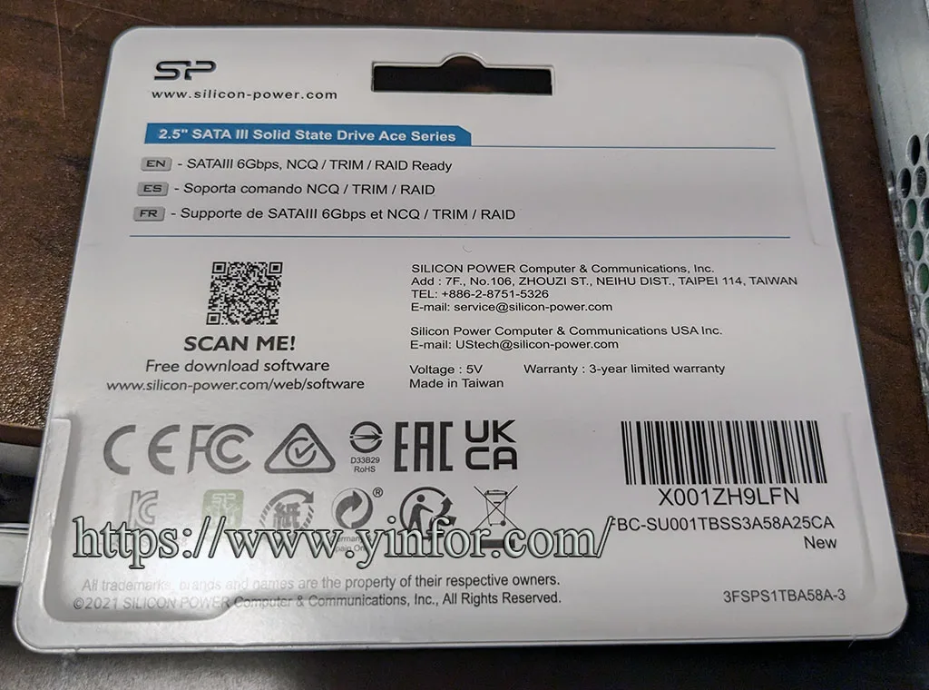 Silicon Power 1TB SSD 3D NAND A58 Description