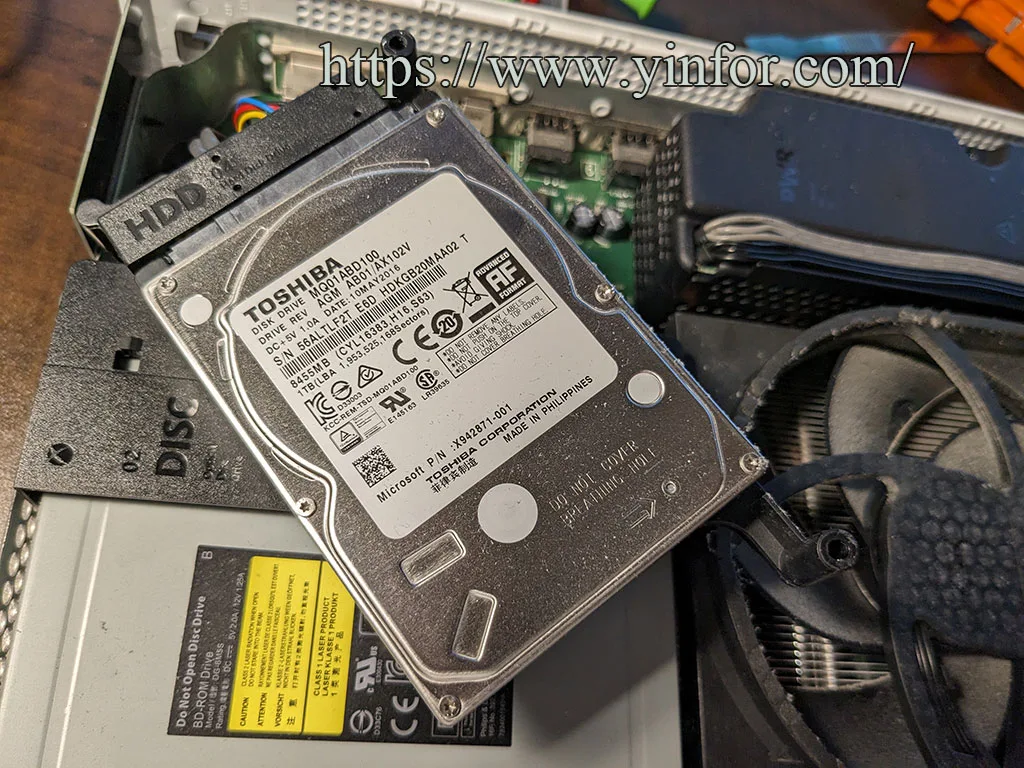 XBOX ONE INTERNAL 1TB Toshiba HARD DISK DRIVE REPLACEMENT PART