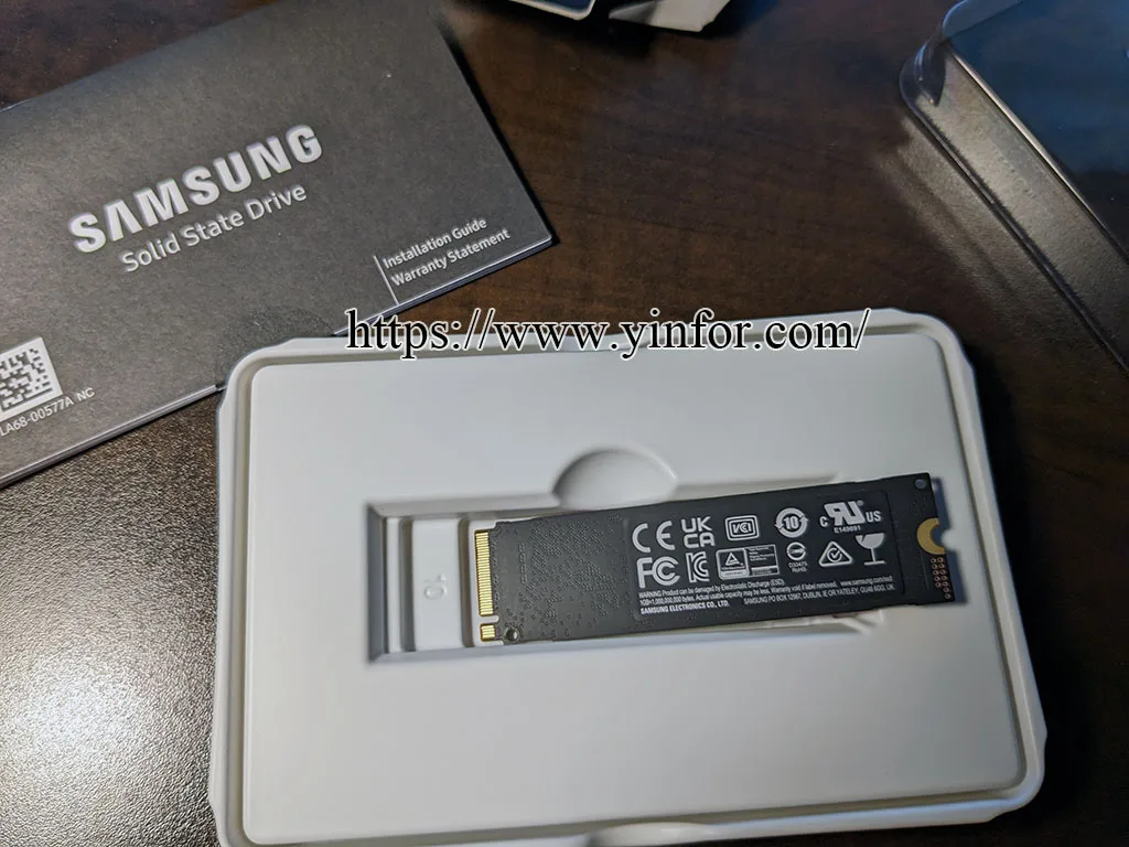 Samsung 970 EVO Plus NVMe Back Look