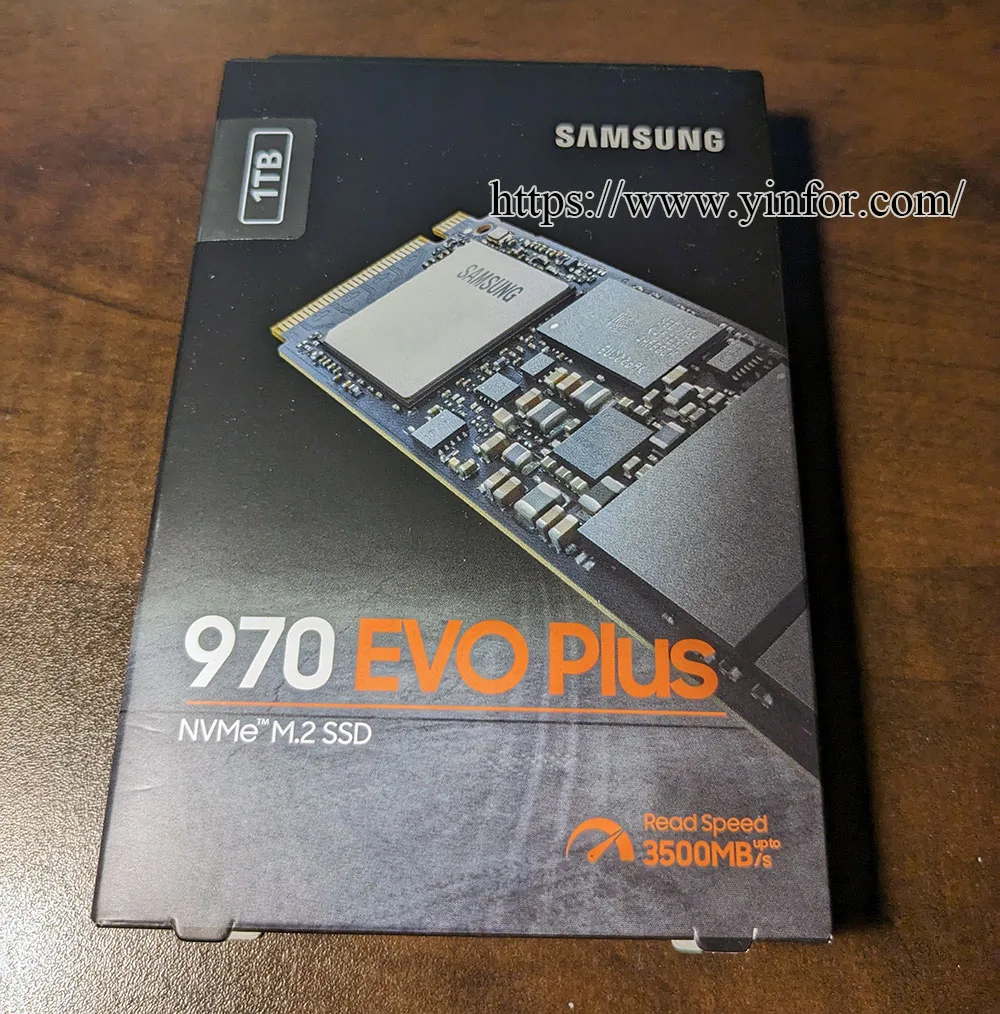Samsung 970 EVO Plus Front Box