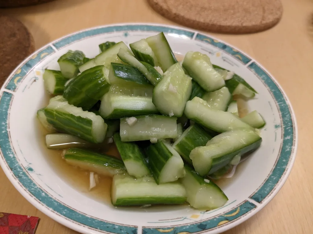 糖醋黄瓜 Sweet and sour cucumber